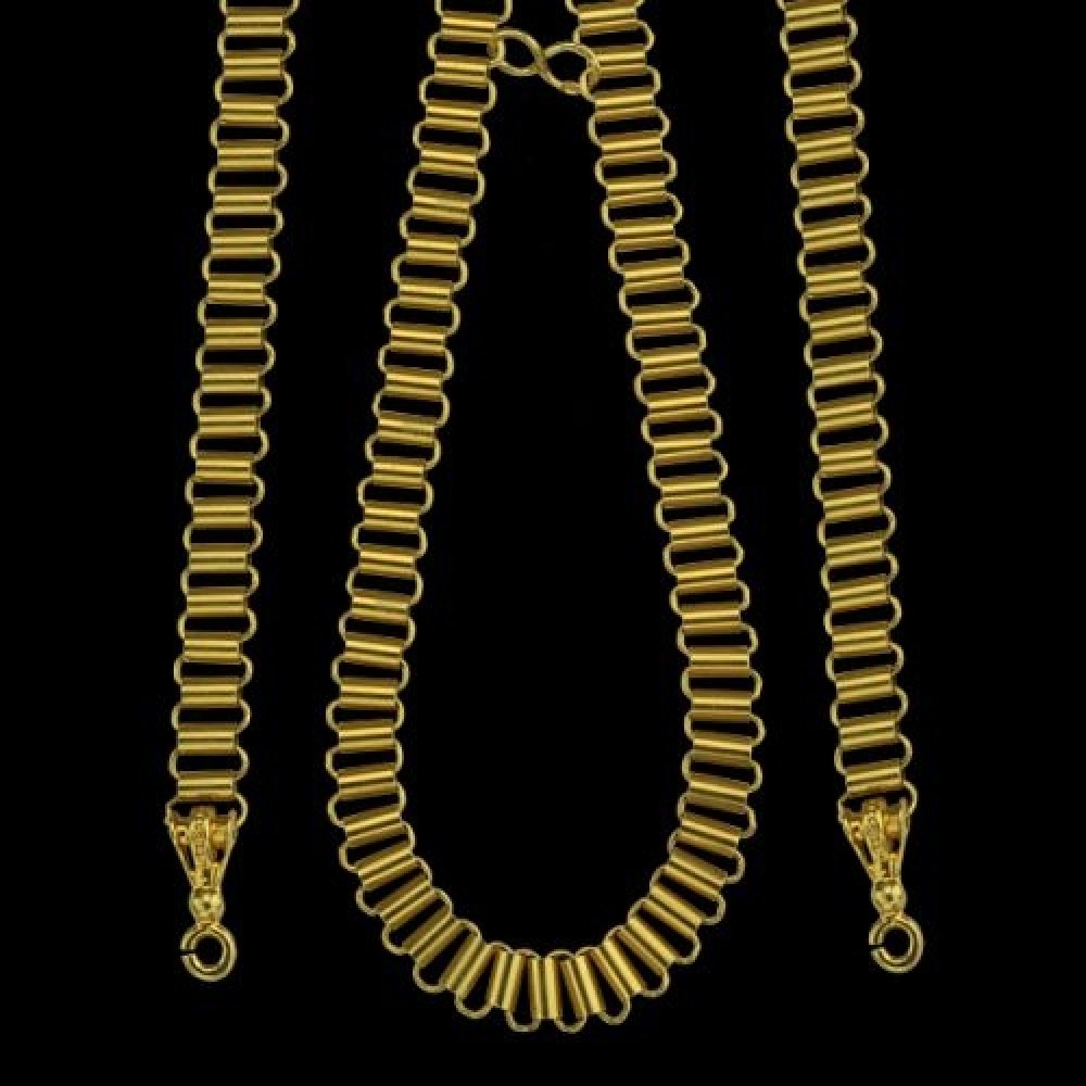 Цепь серебряная в позолоте аг-2.7.0226П