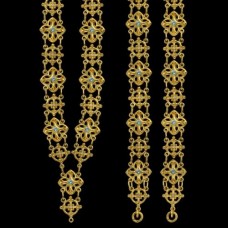 Цепь латунная в позолоте аг-2.7.0248ЛП