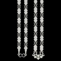 Цепь церковная латунная посеребренная АГ-2.7.0284Л