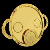 Поднос латунный для архиерейской запивки аг-2.7.0461ЛП