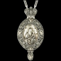 Панагия латунная с оксидированием аг-2.7.0671Л1Л