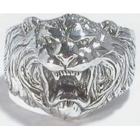 Серебряный перстень мужской Лев бр-2100012