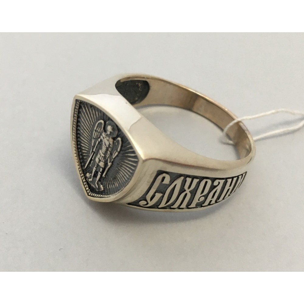 Срібна каблучка Архангел Михайло бр-0057021