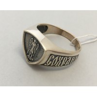 Серебряное кольцо "Архангел Михаил" бр-0057021