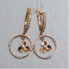 Золотые серьги ДС-30014