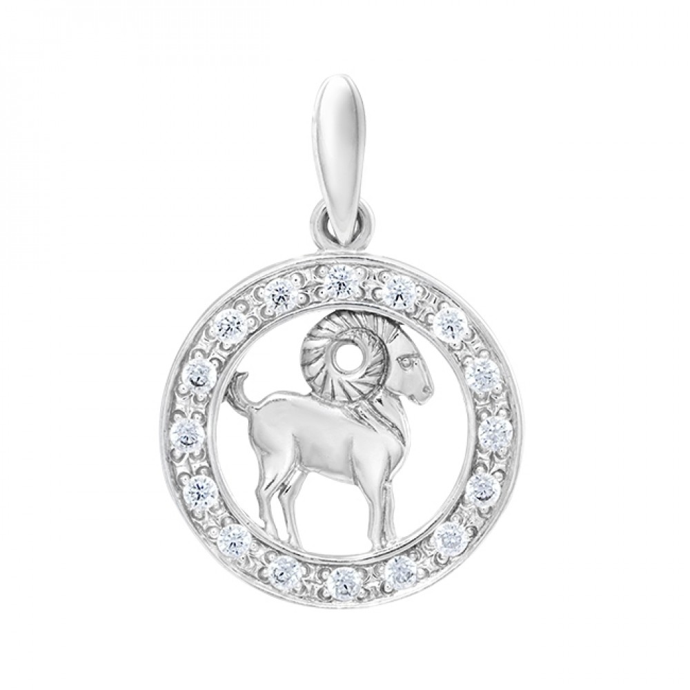 Серебряный подвес Овен ЮМ-3084-1