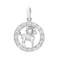 Серебряный подвес "Овен" ЮМ-3084-1