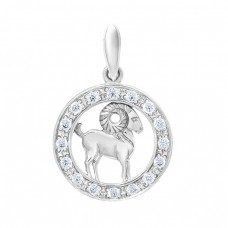 Серебряный подвес "Овен" ЮМ-3084-1