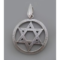 Серебряный кулон Звезда Давида бр-3100062
