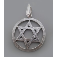 Срібний кулон Зірка Давида бр-3100062