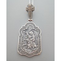 Серебряная ладанка  Ангел Хранитель  74 бр-3100251