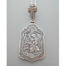 Серебряная ладанка  Ангел Хранитель  74 бр-3100251