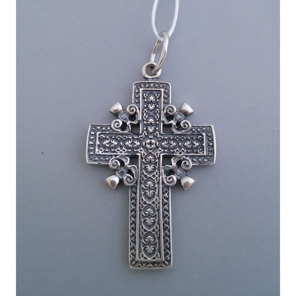 Срібний хрестик бр-3100407