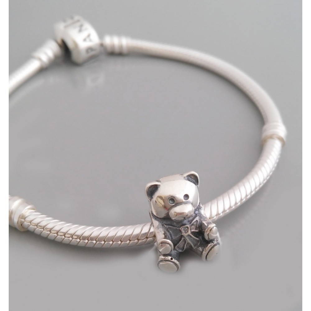 Серебряная бусина Мишка 3 бр-3100510