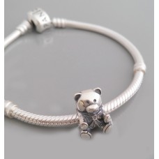 Серебряная бусина Мишка 3 бр-3100510