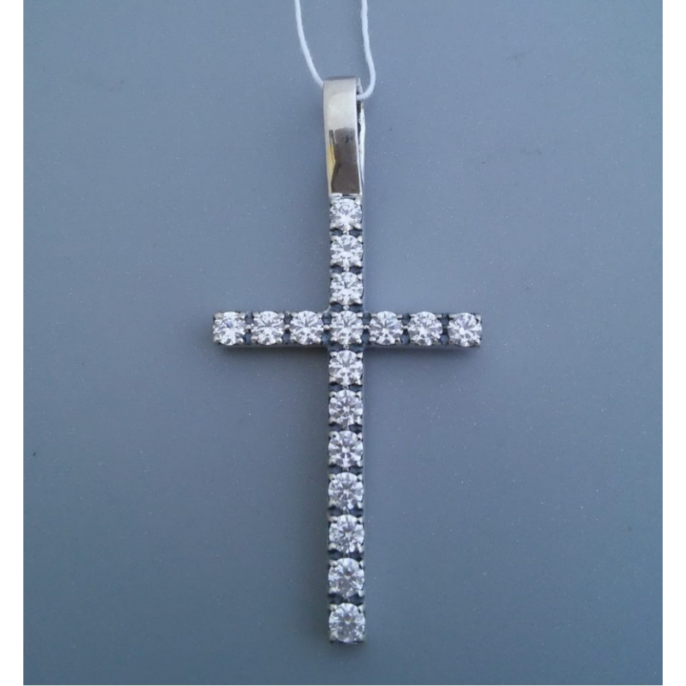 Срібний хрестик бр-3110550