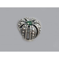 Серебряная бусина с камнями Царевна бр-1080131