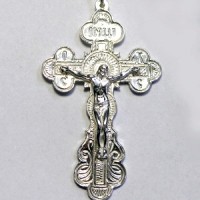 Срібний хрестик ст-40