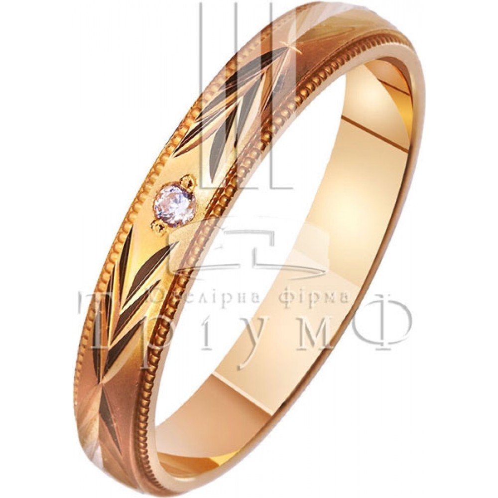 Обручальное кольцо 412107к