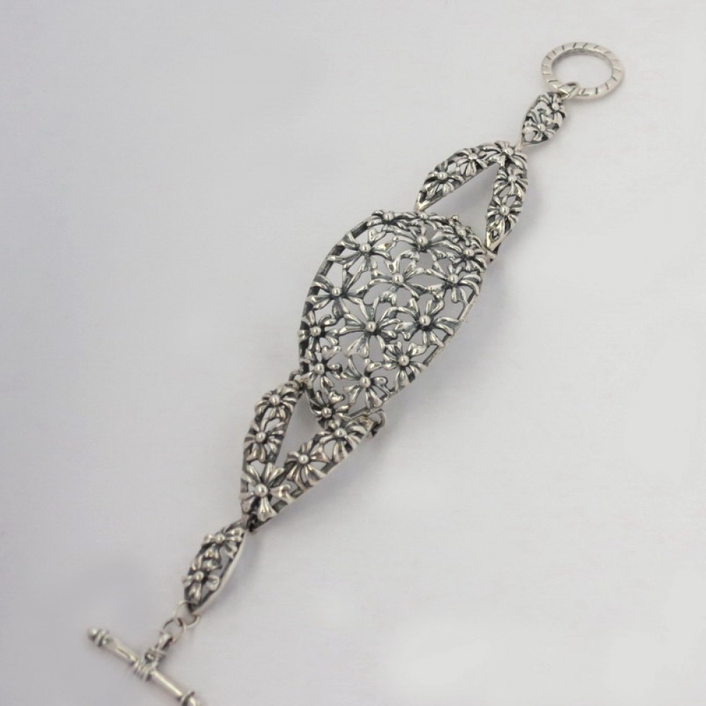 Серебряный браслет бр-00328