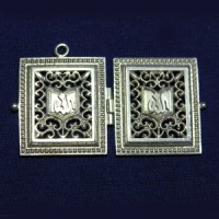 Срібна мусульманска книга амулет стп-52