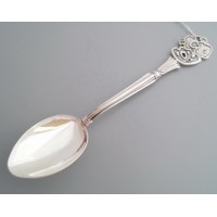 Серебряная ложка без эмали Мышка бр-37-1