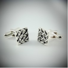 Серебряные запонки ЮМ-8244