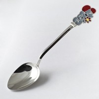 Серебряная ложка Мишка Teddy ЮМ-9024