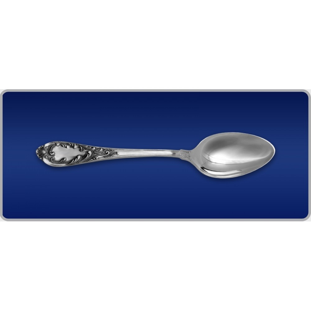 Набор мельхиоровых столовых ложек "Royal" посеребренных 12шт.