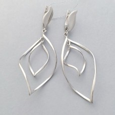 Серебряные серьги "Невесомость" бр-0035211