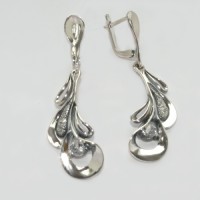 Срібні сережки бр-11062