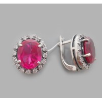 Срібні сережки Франція 2 бр-1111596