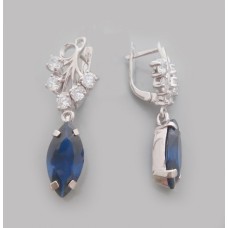 Серебряные серьги "Винченце 2" бр-1112129