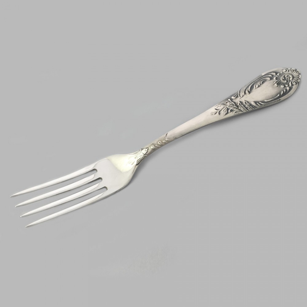 Набор мельхиоровых столовых вилок “Classic” посеребренных 12шт.