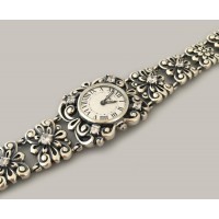 Серебряные часы БР-10057