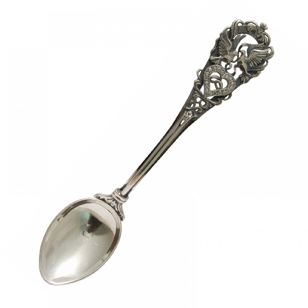 Срібна ложка Весільна бр-26