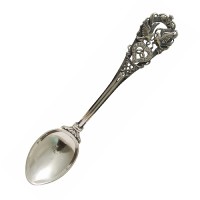 Серебряная ложка Свадебная бр-26