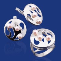 Срібний гарнітур бц-077