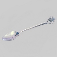 Серебряная ложка с колокольчиком стл-07