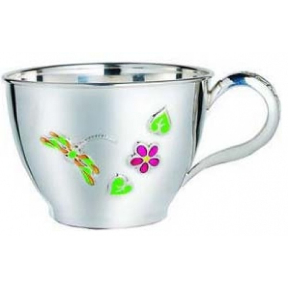 Дитяча чашка з срібла 925 об'єм 250 мл Бабка ХЮ- 080344