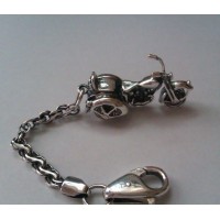Срібний брелок Байк ст-100