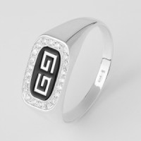 Серебряное кольцо ЮМ-1577