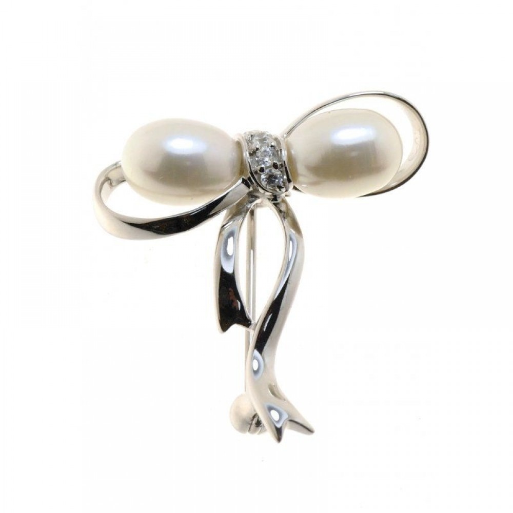 Серебряная брошь АМ-1961317