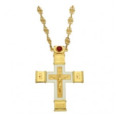 Крест "Корсунский" латунный с цепью 2.10.0073ЛП3ЛП