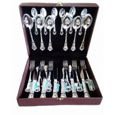 Набір срібних столових приборів Італія на 6 персон АГ-2.95.0000