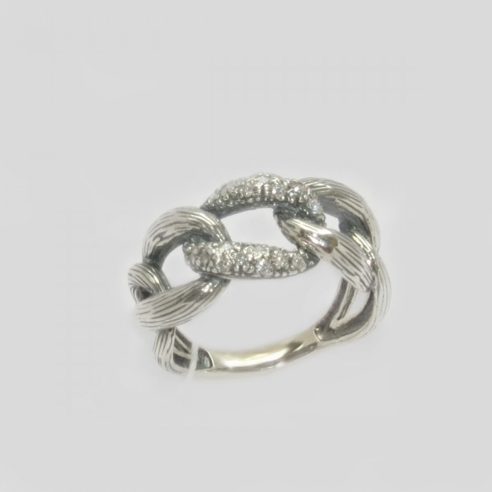 Серебряное кольцо бр-12232