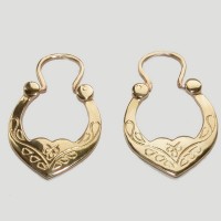 Золотые серьги Цыганские дс-30020