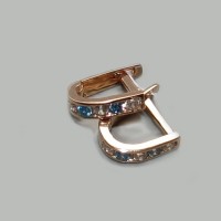 Золотые серьги ДС-30033с