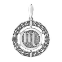 Серебряный подвес "Скорпион" ЮМ-3089-8