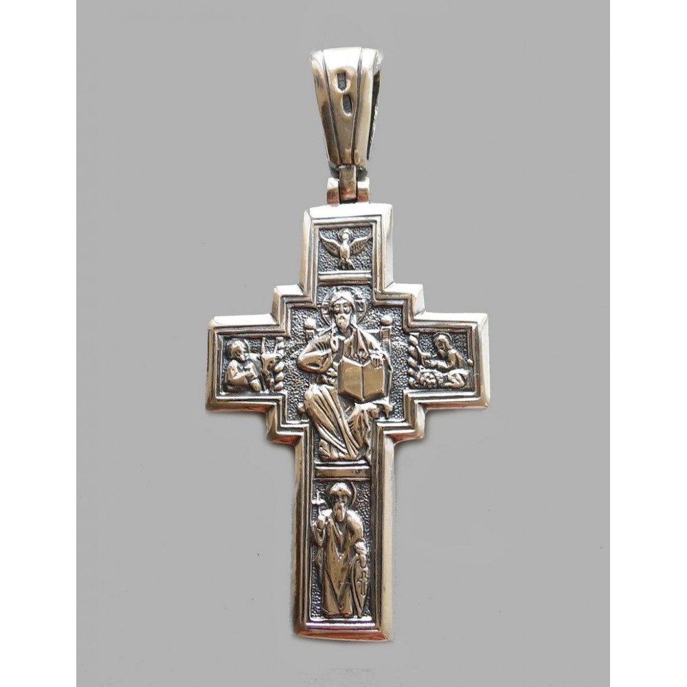 Срібний хрестик 33 бр-3100109